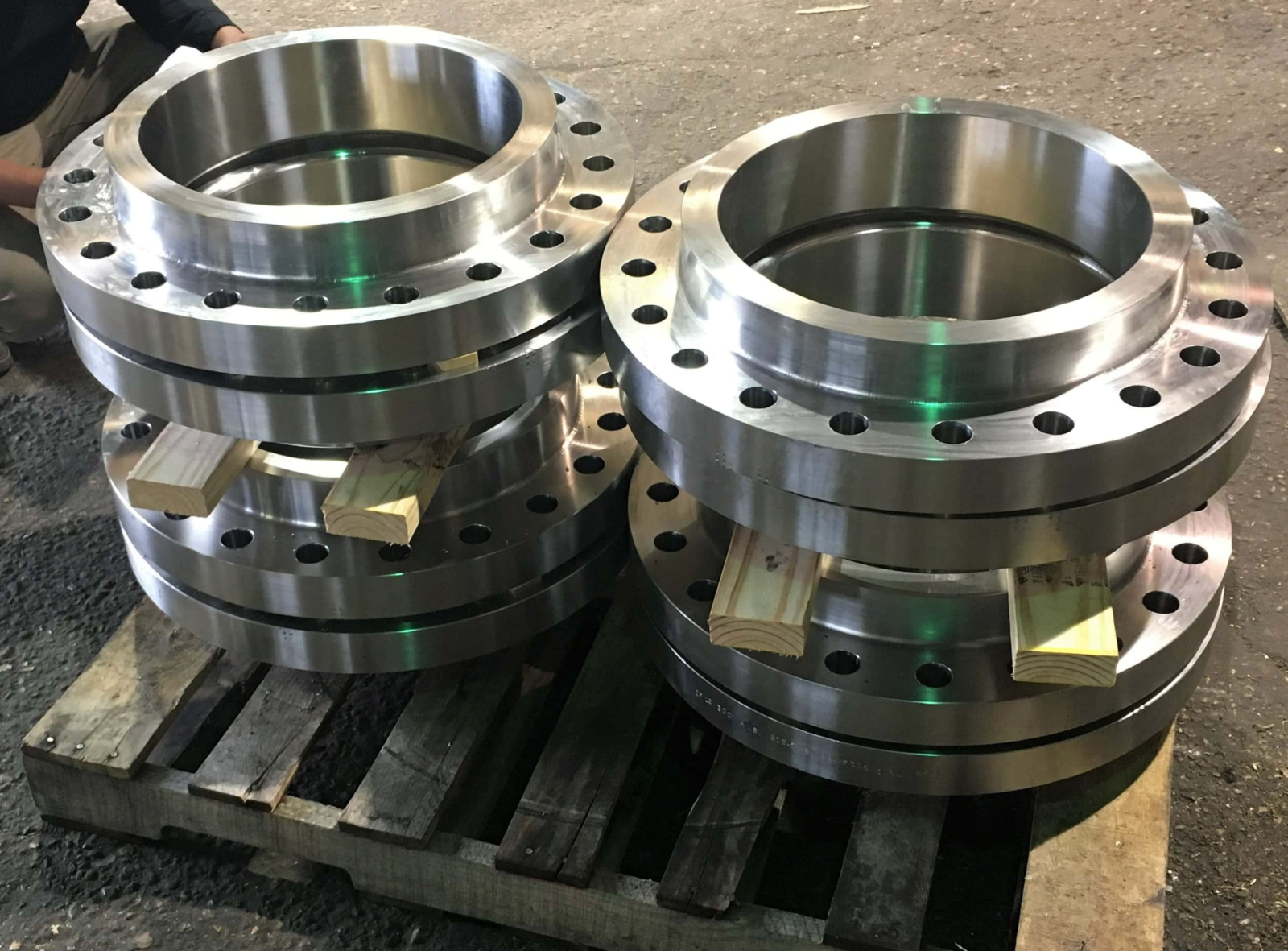 What are the standard Sizes of ANSI flanges?